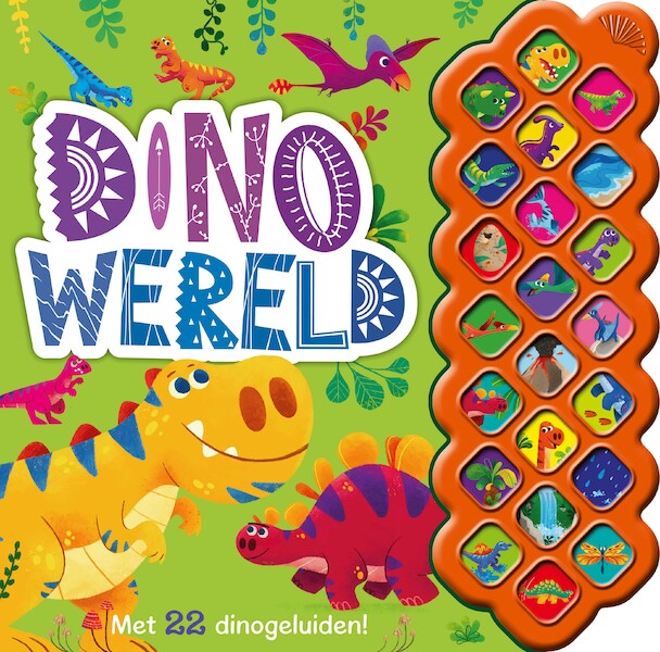 22 geluidenboek Dinowereld - Hannah Campling (ISBN 9789036646048)