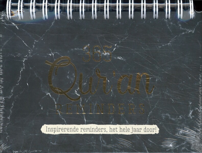 365 Qur'an Reminders Zwart - (ISBN 9789493281387)