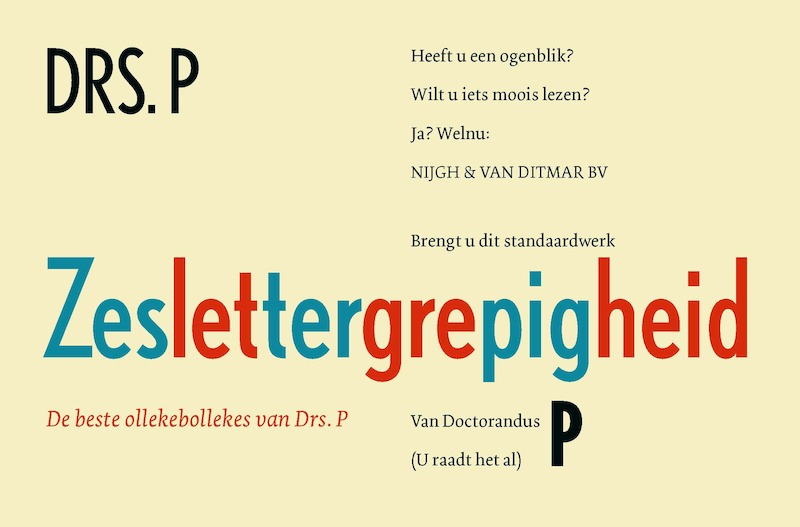 Zeslettergrepigheid - Drs. P (ISBN 9789038808789)