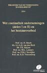 Wet continuïteit ondernemingen (delen I en II) en het bestuursverbod 2014 - D. Busch, A.J.A.D. van den Hurk, F.E. Keijzer, M.L. Lennarts (ISBN 9789462510418)