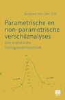 Parametrische en non-parametrische verschilanalyses - Jacques Van Der Elst (ISBN 9789046610992)