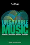 Unsayable music (e-Book) - Paulo C. Chagas (ISBN 9789461661463)